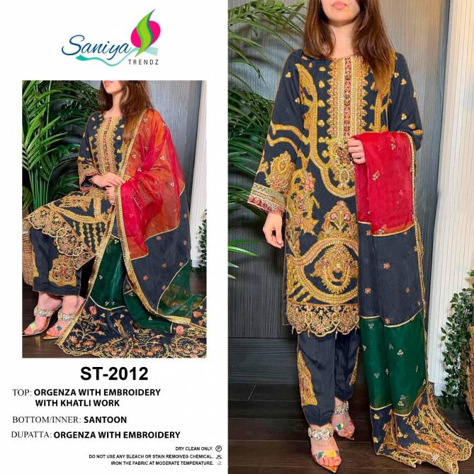 Saniya St 2012 Hit Colour Ethnic Wear Wholesale Pakistani Suits
